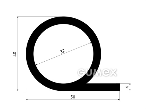 GUMMIPROFILE P-FORM - NBR